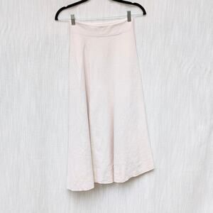 Dorothee Schumacher Look Sharp Cotton-blend Midi Skirt In Laeaea Lalm, size XS-S